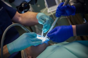 dental staff operating